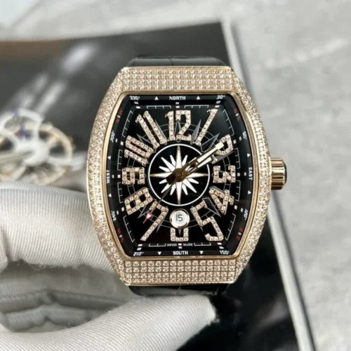 Franck Muller V45 SC DT Best Replica Watch Black ABF Factory 45mm